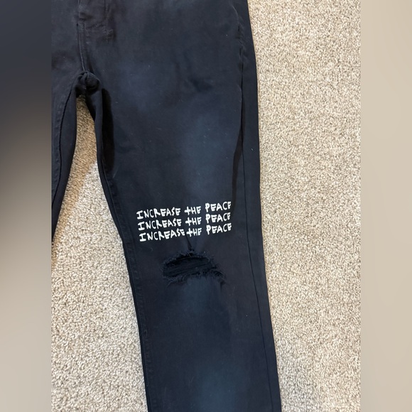 Ksubi Van Winkle Ghosted Angels MFA23DJ008-001 BLACK 36 - Picture 4 of 9